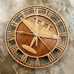 DeHaviland Mosquito<br>10-14 Inch Wall Clock